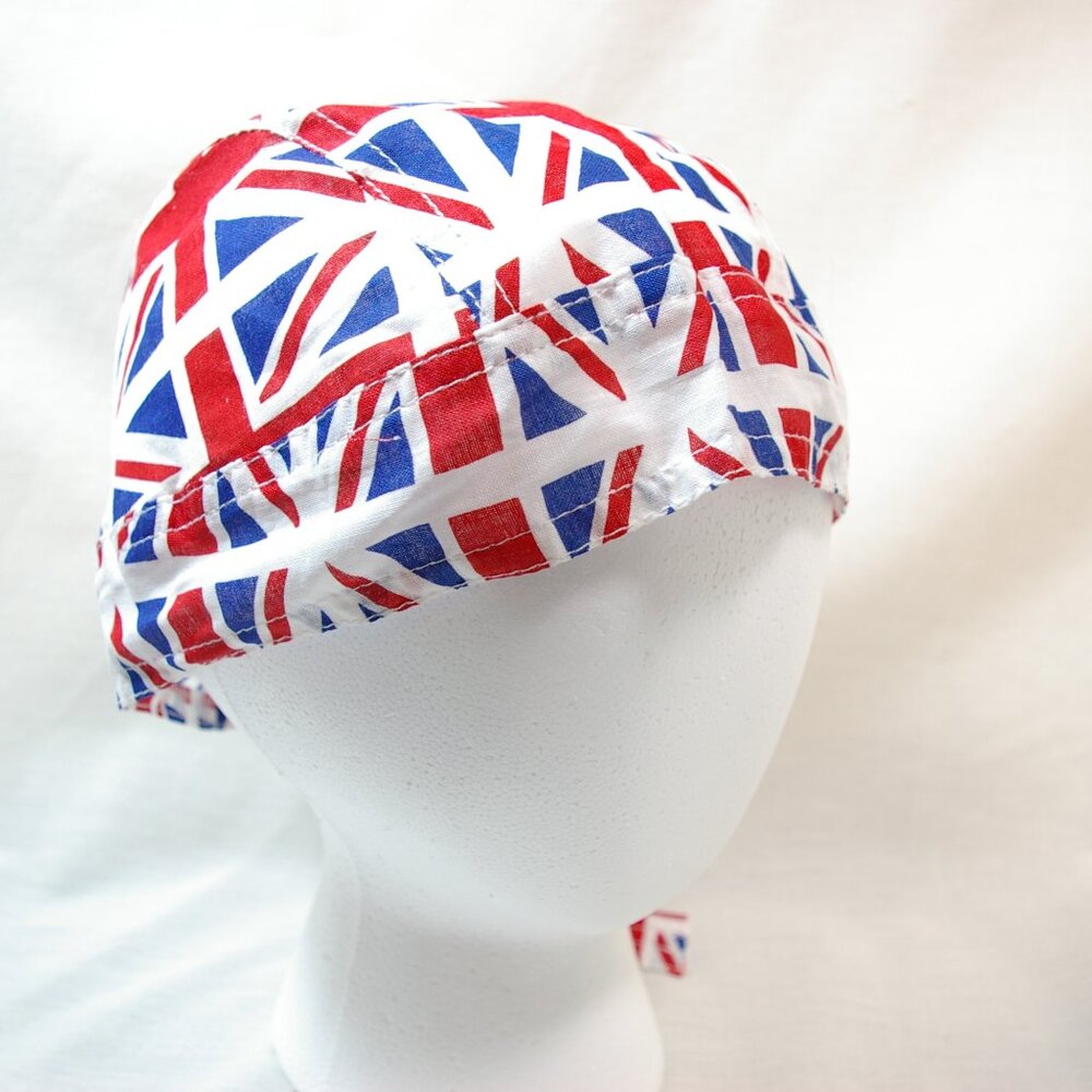 Union Jack Do Rag Skull Cap Head Wrap Helmet Liner Biker British Britbike UK GB